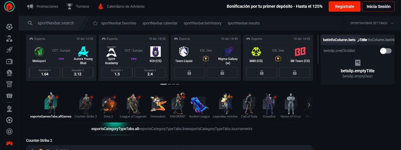 Pagina de juegos